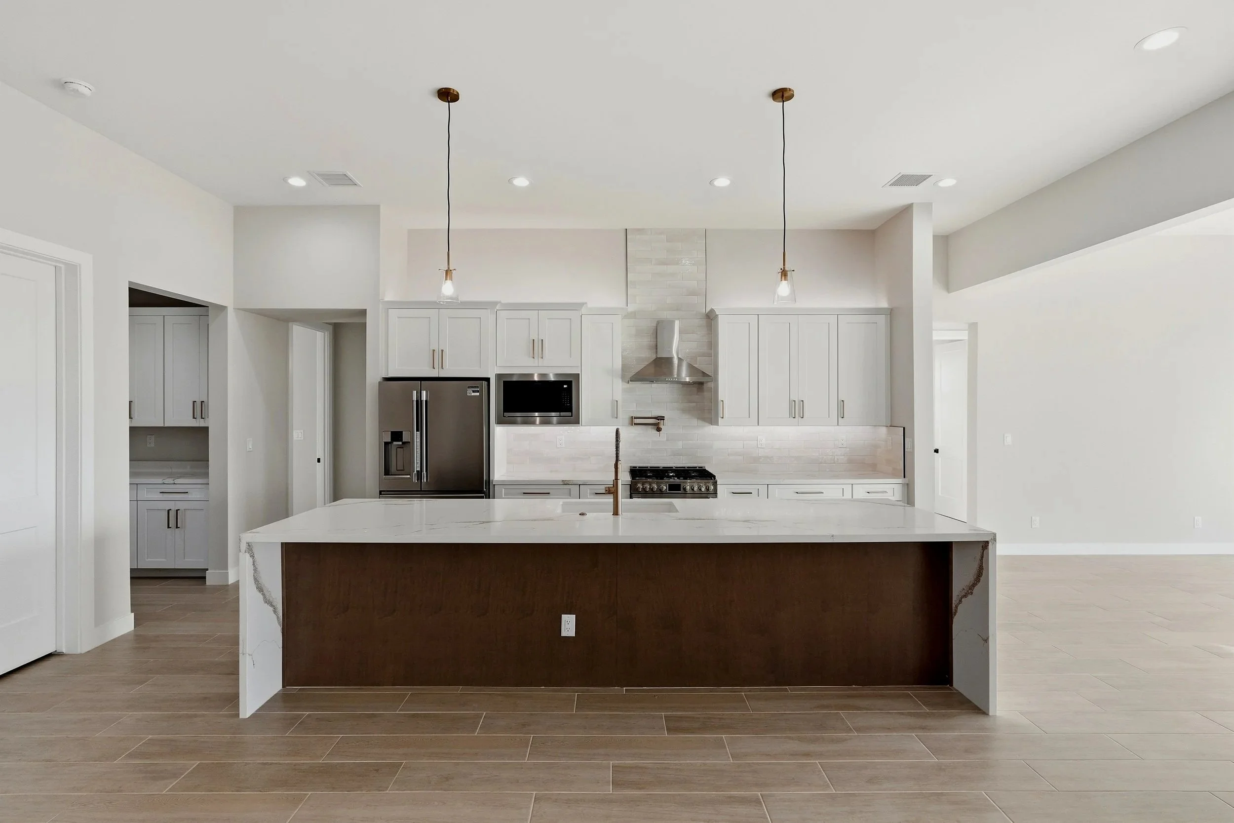 New construction custom home exterior by Jematell Homes in Arizona